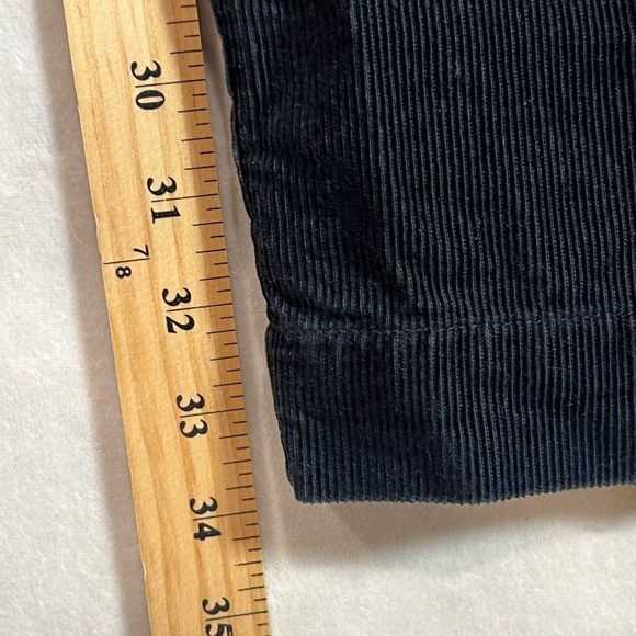 Men's Polo Ralph Lauren 32W 34L Black Corduroy Classic Chino Pants - Picture 7 of 9